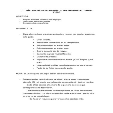 Juego de convivencia