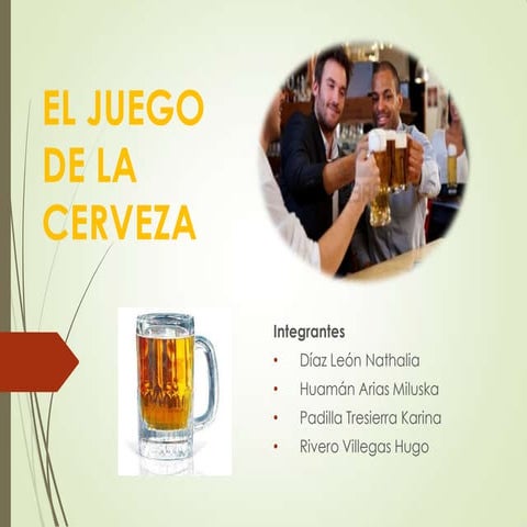 Juego de la cerveza
