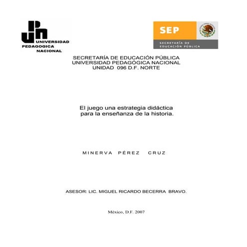 Juegos didacticos de historia de mexico
