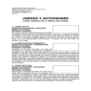 Juegos y actividades de Educación F...