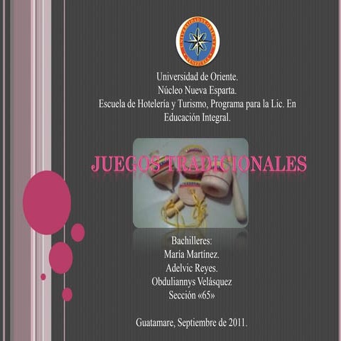 Juegos Tradicionales de Venezuela 