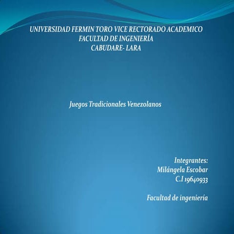 Juegos tradicionales