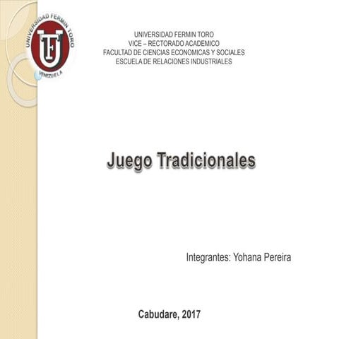 Juego tradicionales