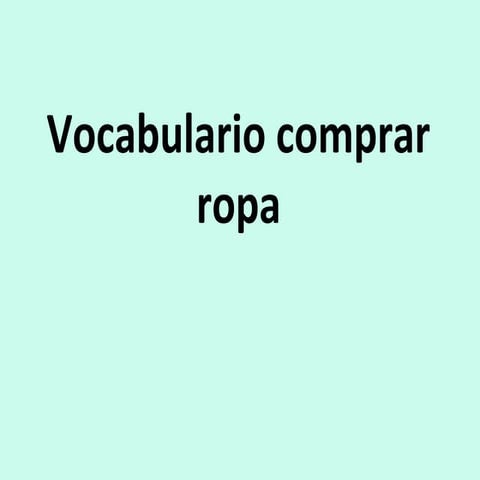 Juego vocabulario comprar/playa