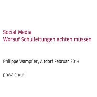 Jugendmedienschutz und Social Media...