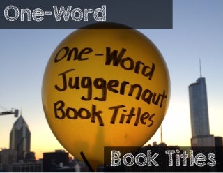 Create Juggernaut Book Titles 