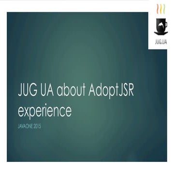 JUG UA AdoptJSR participation