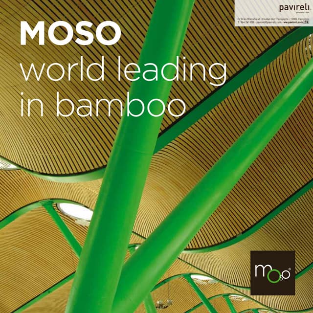 Suelo Bamboo Moso 