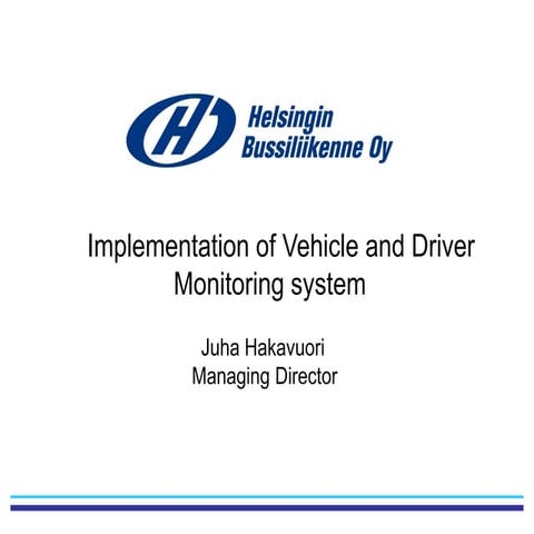 European Bus Operators' Forum - Juha Hakavouri