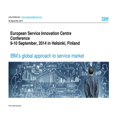 European Service Innovation Centre conference 2014-09-09 Helsinki - approach ...