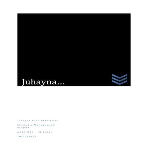 Juhayna strategic project