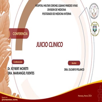 JUICIO CLINICO PARA EL ABORDAJE CLINICO.