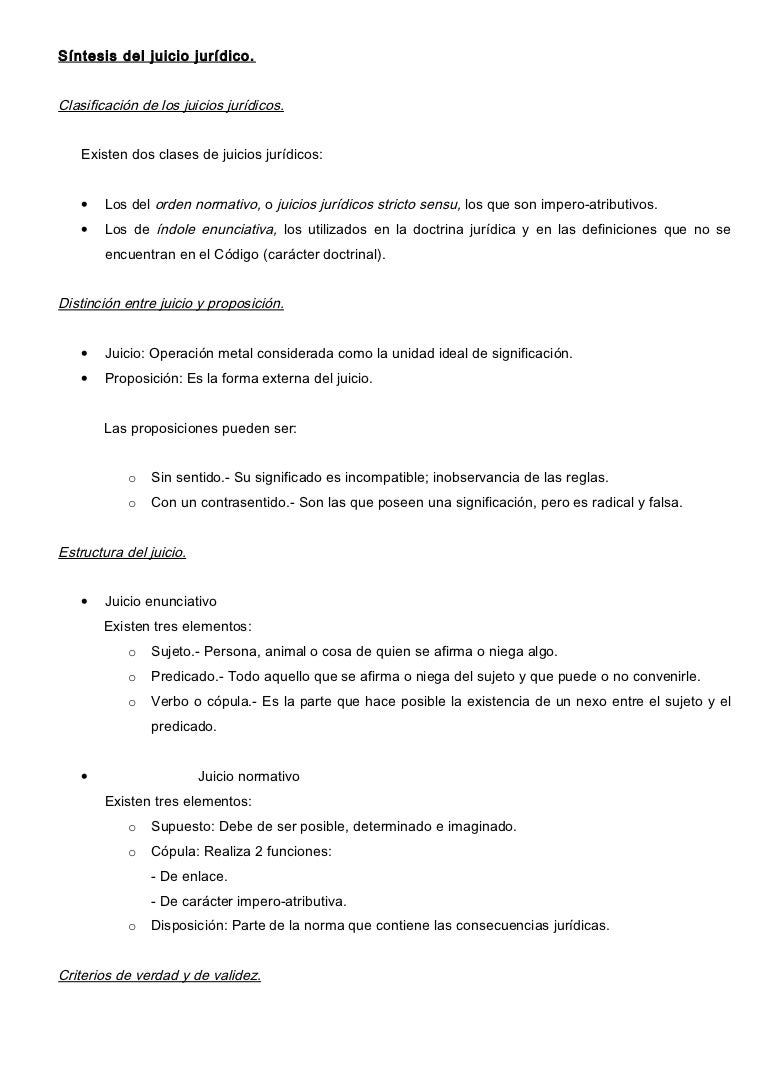Juicio jurídico
