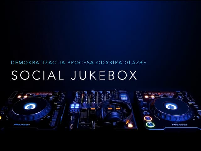 App Start Contest finale: Social Jukebox