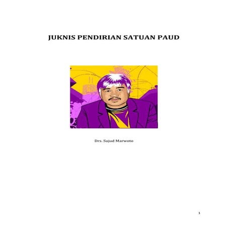 Juknis pendirian satuan paud