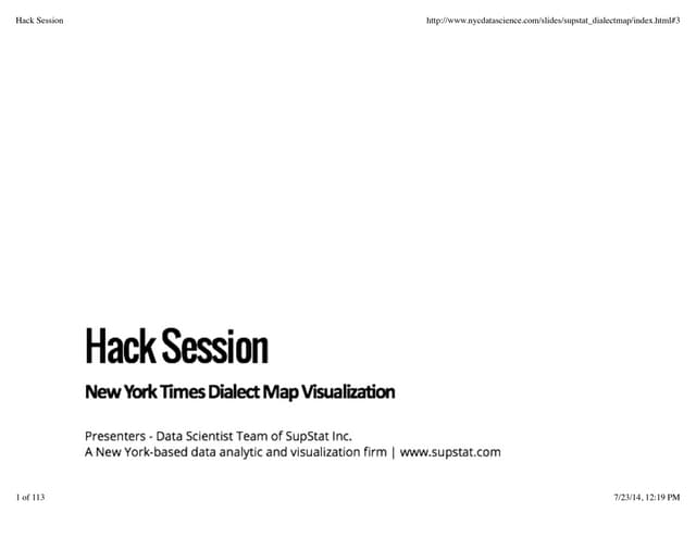  Hack session for NYTimes Dialect Map Visualization( developed by R Shiny)