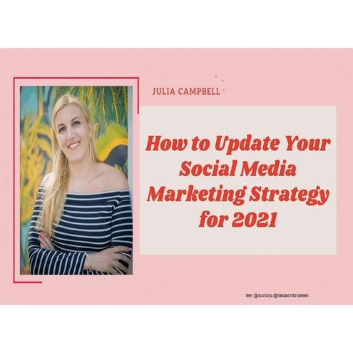 How to Update Your Social Media Marketing Strategy for 2021