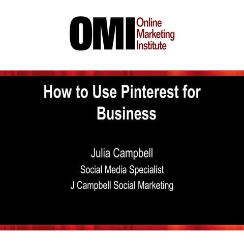 Pinterest for Business