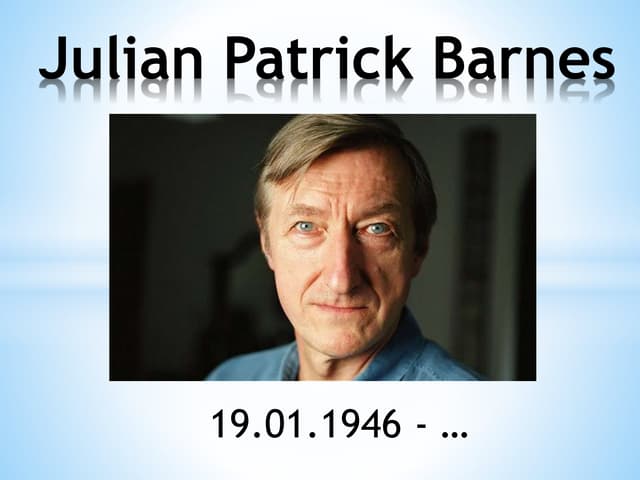 Julian Barnes "A History of the World in 10 1/2 Chapters"