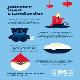 Julerier med standarder