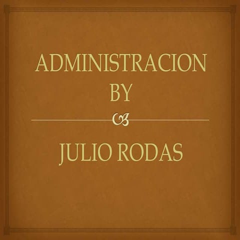 Organizacion administrativa | DOCX