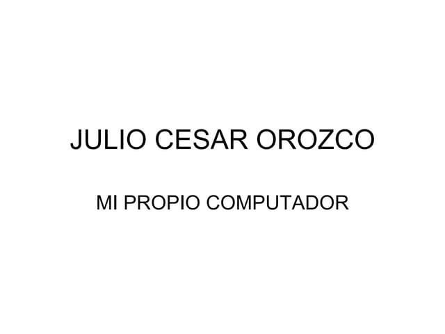 Julio Cesar Orozco