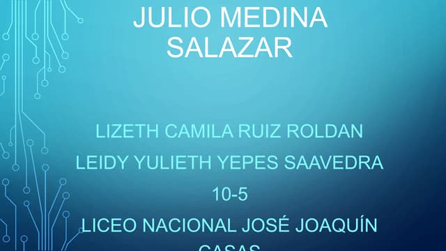 Julio medina salazar 