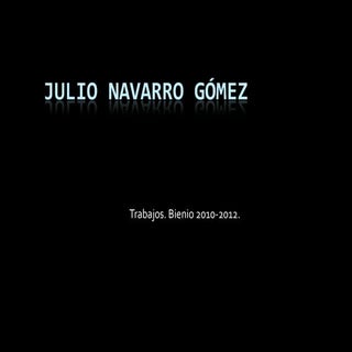 Julio Navarro Gómez 2010 12.