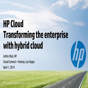 J ullal hphybrid-cloud-interop14lv-theatresession-apr1tue4pm