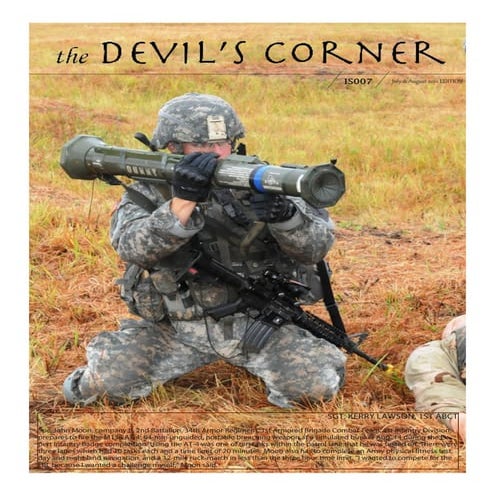 July and August Edition of the Devil's Corner, 1ABCT Brigade Newsletter 