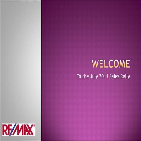 P3 Coaching July Sales Rally 2011 | PPT