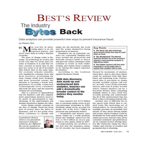 The Industry Bytes Back- by Robert Clint