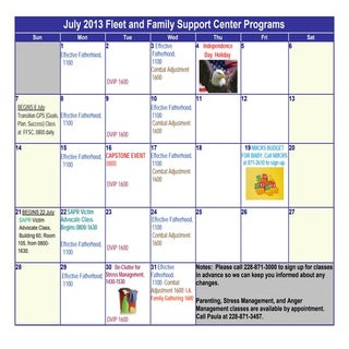 Fleet and Family Support Center Cal...