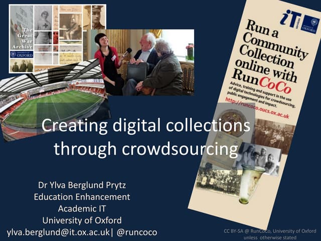 Creating Digital Collections Through Crowdsourcing