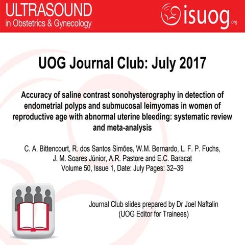 UOG Journal Club: Increased nuchal translucency thickness and risk of ...