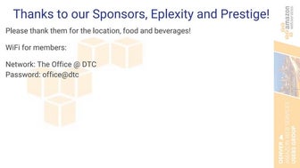 Denver AWS Users' Group Meeting - July 2018 Slides