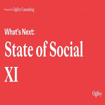 What's Next: State of Social XI