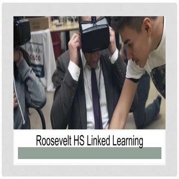 Linked Learning Pathway Status Meeting for Partners