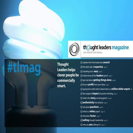 Thought Leaders Magazine | Issue 3 | July/August 2010