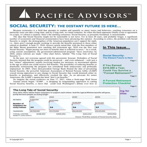 July Newsletter 2011 Pacific Advisors