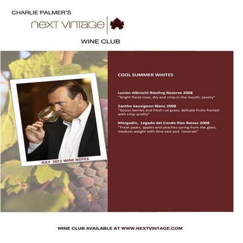 July wineclubnotes | PPT