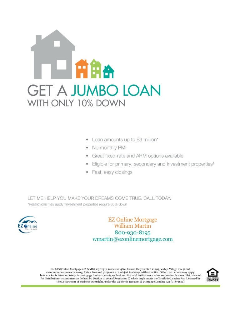 Jumbo Loan For California