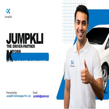 JumpKlik – India’s Most Driver-Friendly Platform to Drive, Deliver & Earn