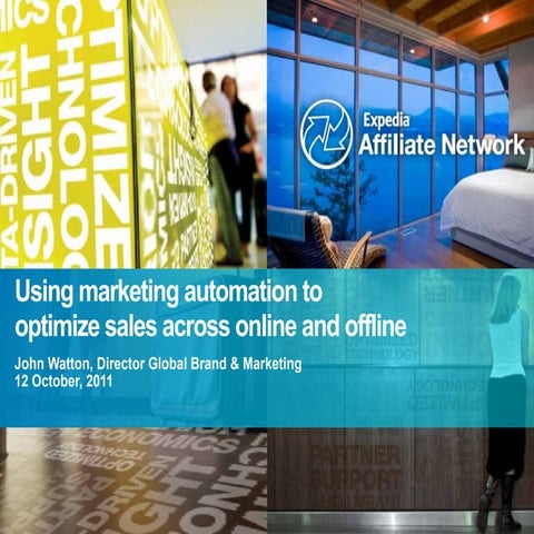 Using marketing automation to optimise sales across online and offline