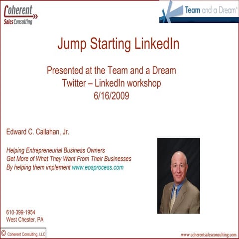 Jump Starting LinkedIn