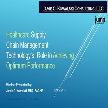 Supply Chain Management: Technology's Role in Achieving Optimum Performance