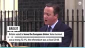 Britain votes to leave the EU, Came...