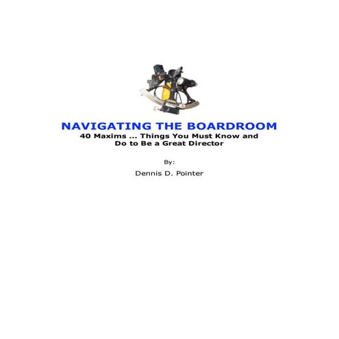 Boardroom Navigation
