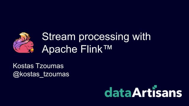 Flexible and Real-Time Stream Processing with Apache Flink