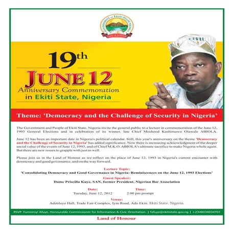 June 12 democracy lecture advert | PDF
